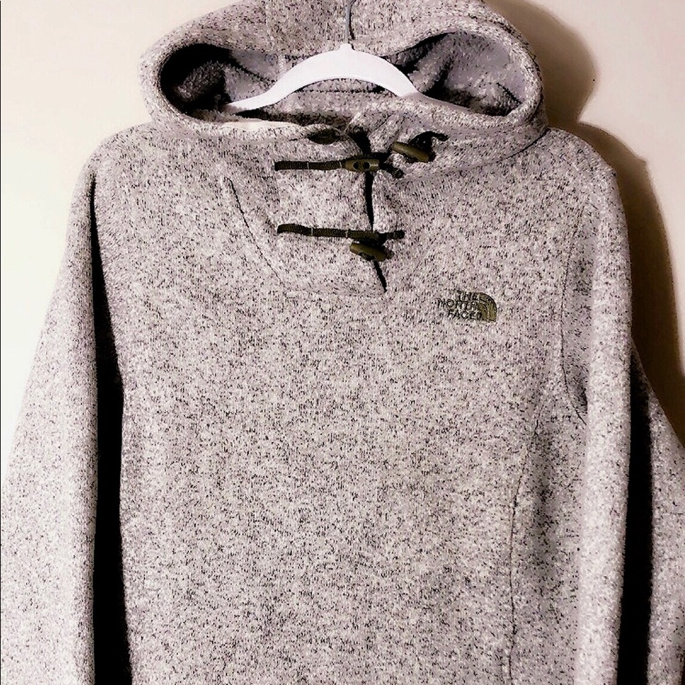 Gray pullover sweater